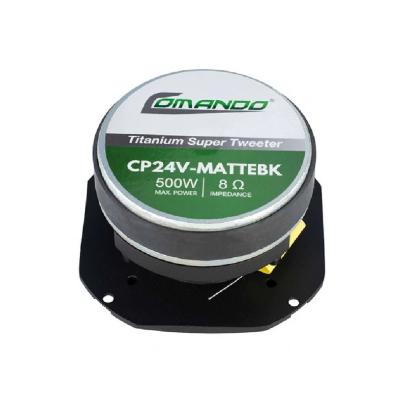 Tweeter Comando Comando Audio CP24V MATTEBK en Solocaraudio.
