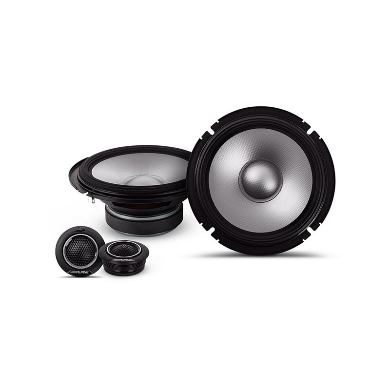 Vías separadas de 6,5" S2-S65C Alpine
