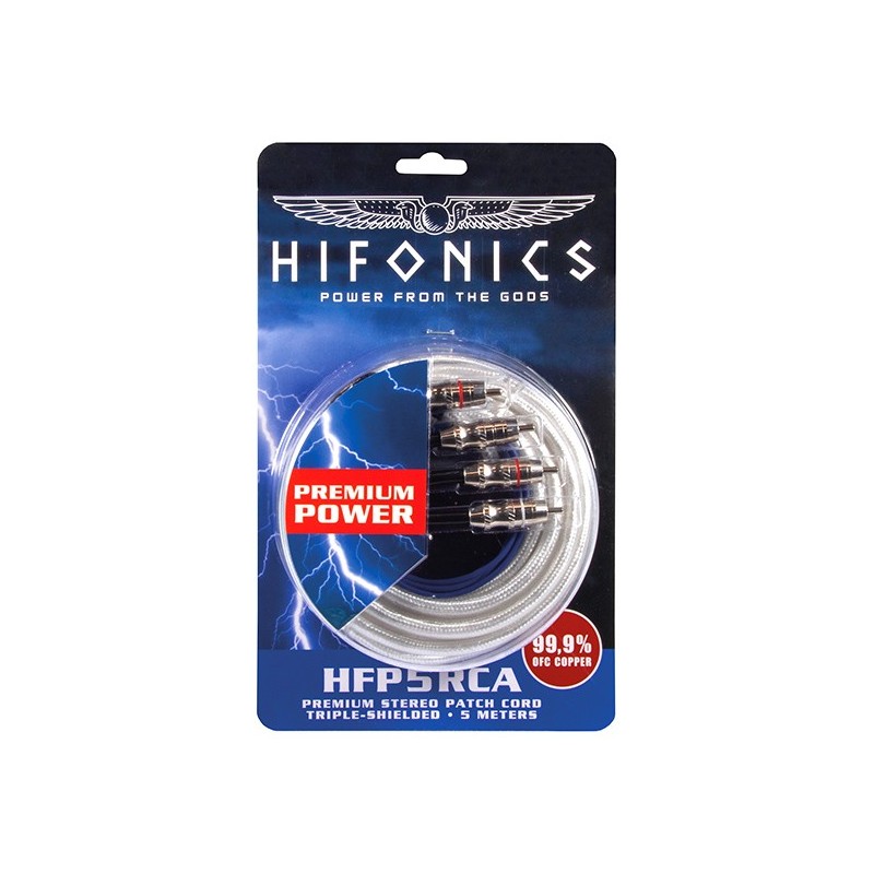 Cable de rca HFP5RCA Hifonics