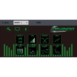 Procesador de señal CRX-DSP4X8-PRO1 Comando Audio