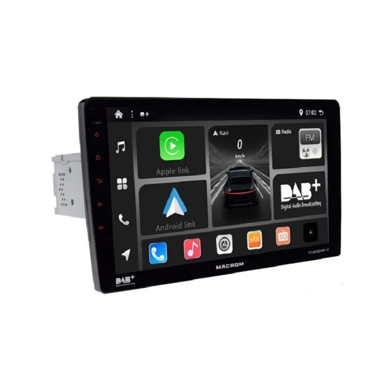 Radio Pantalla Macrom T1003DAB en Solocaraudio.
