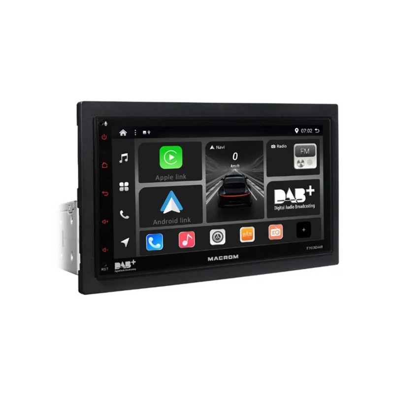 Radio Pantalla Macrom T703DAB en Solocaraudio.