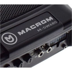 Subwoofer autoamplificado Macrom M-SW680 en Solocaraudio.